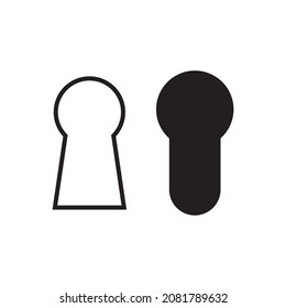 Vektorgrafik-Symbol für Schlüsselloch