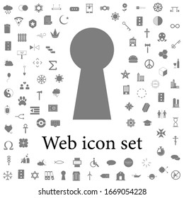 Keyhole icon. web icons universal set for web and mobile