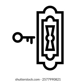 Keyhole icon.Keyhole icon vector design