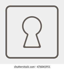 Keyhole illustration.