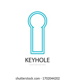 keyhole illustration logo vector free