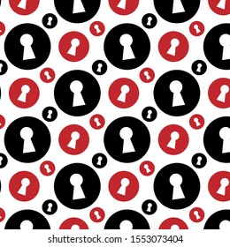 Keyhole pattern background art design 