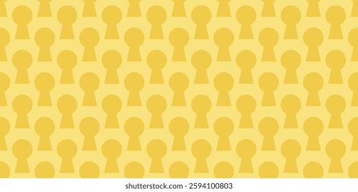 Keyhole pattern background, key hole seamless pattern, seamless lock pattern background