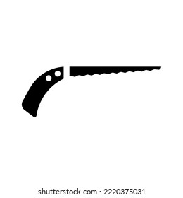 el teclado vio el vector de icono de glifo. signo de la sierra de la cerradura. ilustración de símbolo aislado