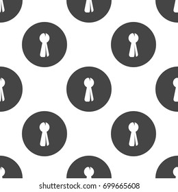 Keyhole seamless pattern. Vector illustration for backgrounds