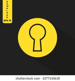 Keyhole vector icon