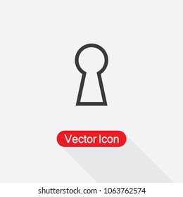 Keyhole Vector Icon Eps10