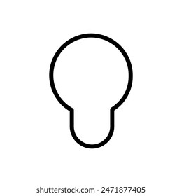 Keyhole vector icon. Lock illustration sign. Key symbol or logo.