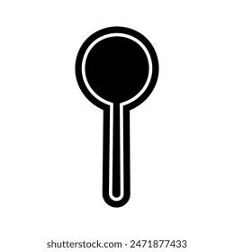 Keyhole vector icon. Lock illustration sign. Key symbol or logo.