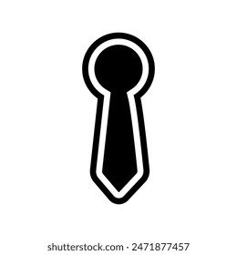 Icono de Vector. Señal de ilustración de bloqueo. Símbolo de llave o logotipo.
