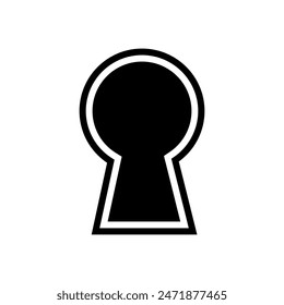 Icono de Vector. Señal de ilustración de bloqueo. Símbolo de llave o logotipo.