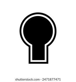 Icono de Vector. Señal de ilustración de bloqueo. Símbolo de llave o logotipo.