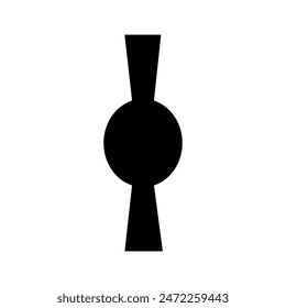 Keyhole vector icon. Lock illustration sign. Key symbol or logo.