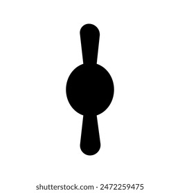 Keyhole vector icon. Lock illustration sign. Key symbol or logo.