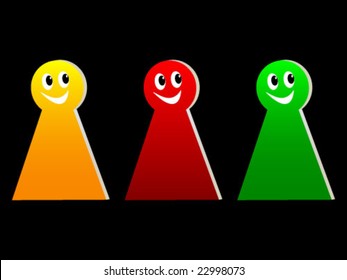 keyhole vector illustration