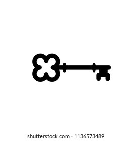 key,lock security icon vector template