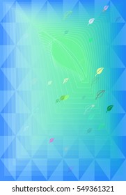 keynote at powerful order, assorted representation among foliage vector background