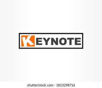 Keynote Text Icon Design Template
