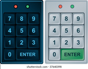 Keypad Entry (editable vector format)