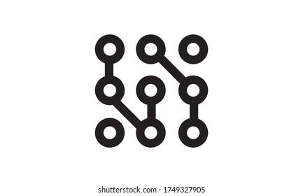 Keypad icon design vector image