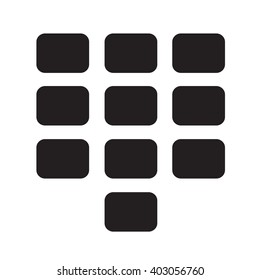 keypad icon illustration design