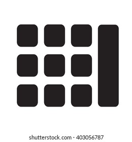 keypad icon illustration design