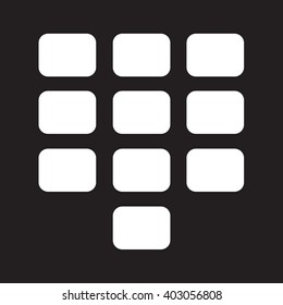 keypad icon illustration design