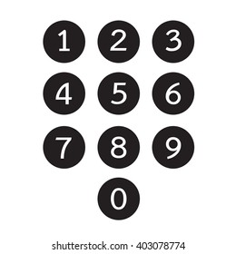 keypad icon illustration design