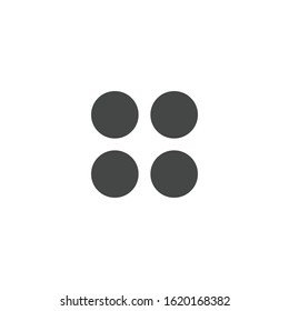 Keypad icon isolated on white background. Display option symbol modern, simple, vector, icon for website design, mobile app, ui. Vector Illustration
