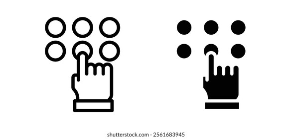 Keypad icons for web ui designs