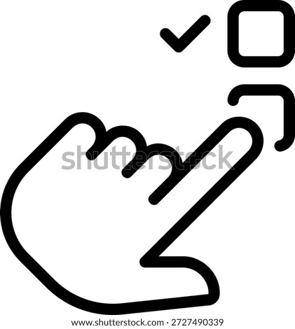 keypad line icon illustration vector