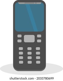 keypad mobile vector model design