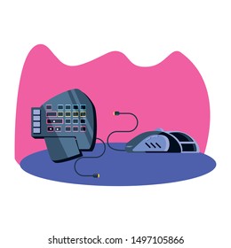 keypad and mouse of video game device