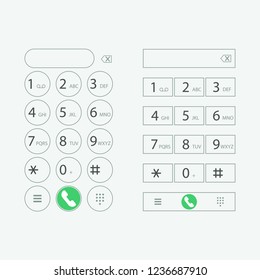 number keypad with letters