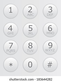 Keypad Telephone Stock Vector (Royalty Free) 183644282 | Shutterstock