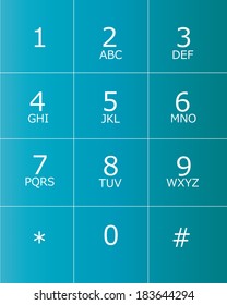 Keypad For Telephone