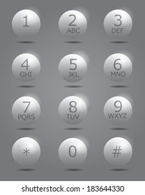 Keypad Telephone Stock Vector (Royalty Free) 183644330 | Shutterstock