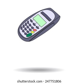  keypad and Terminal - simple icons 