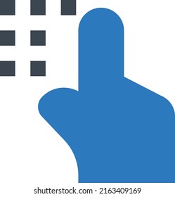 Keypad Vektorgrafik auf transparentem Hintergrund.Hochwertige Symbole.Glyphen Vektorsymbol für Konzept und Grafikdesign.