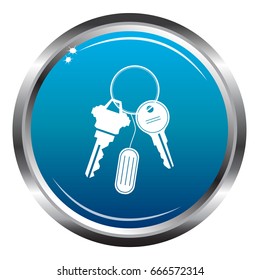 Keys Blue Icon