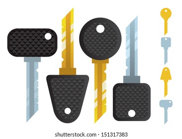 keys of different forms