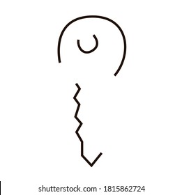 the keys to the flat icon style