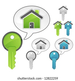 Keys and houses