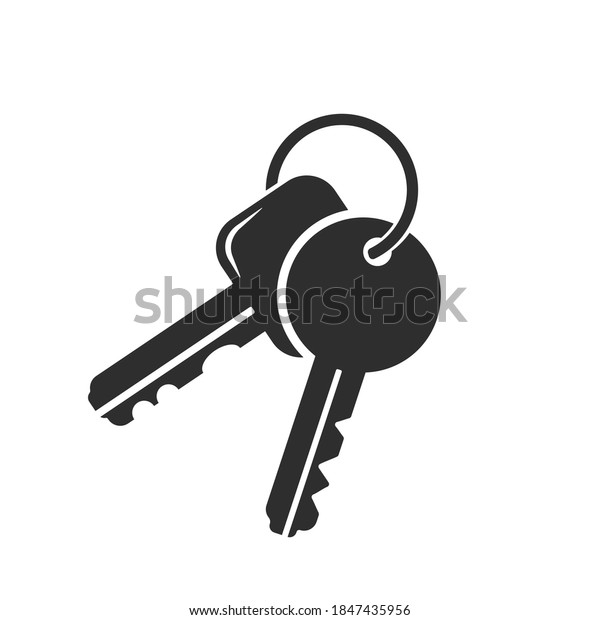 Keys Icon - Black Icon\
Illustration Art