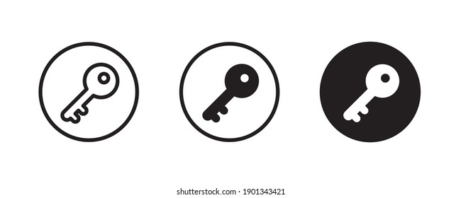 Icono de teclas, cerradura y puerta de apertura, botón de iconos de la llave de la puerta de bloqueo y desbloqueo, vector, signo, símbolo, logotipo, ilustración, trazo editable, estilo de diseño plano aislado en pictograma lineal blanco