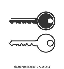 Keys icon. Graphic template. Vector background