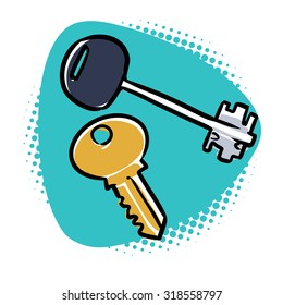 Keys Icon for Key Making service