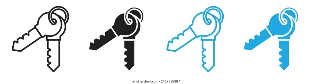 Vector de arte de línea de iconos