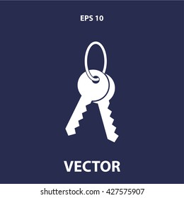 keys icon. keys vector illustration
