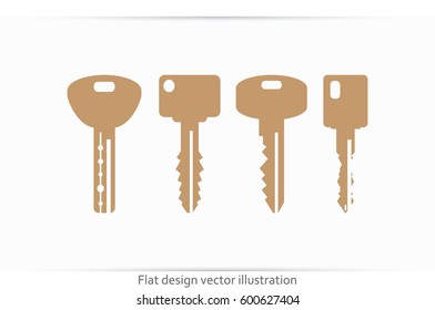 keys icon vector illustration EPS 10